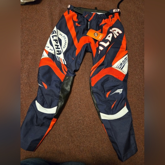 New Motorcross Pants By ALPHA Men's Size 30x29 - Picture 1 of 16